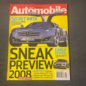 😸Free with bundle😸 Automobile Magazine. August 2006 issue.